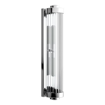Open Design OR84474 - Aplique de parede para casa de banho FUMI 2xG9/8W/230V IP44 cromado brilhante