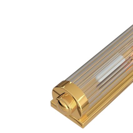 Open Design OR84481 - Aplique de parede para casa de banho FUMI 2xG9/8W/230V IP44 ouro rosa