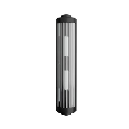Open Design OR84498 - Aplique de parede para casa de banho FUMI 2xG9/8W/230V IP44 preto