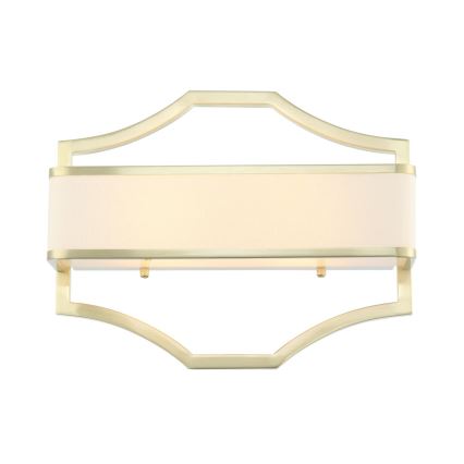 Open Design OR84511 - Aplique de parede GERDO 2xE14/12W/230V latão/branco