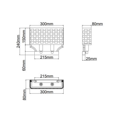 Open Design OR84597 - Aplique de parede VERNO 2xE14/12W/230V cromado brilhante