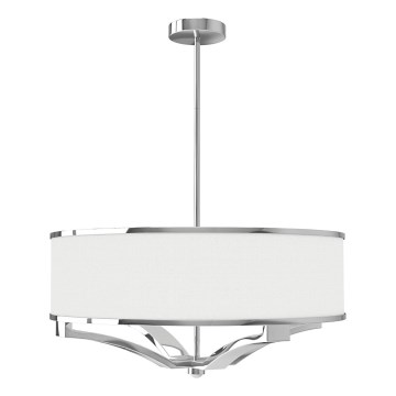 Open Design OR84801 - Lustre em haste GERDO 4xE27/12W/230V cromado brilhante/branco