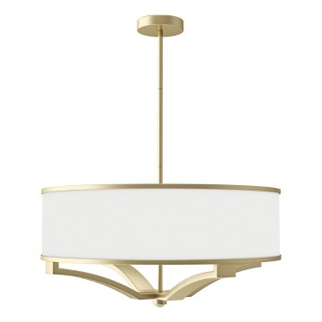 Open Design OR84818 - Lustre de haste GERDO 4xE27/12W/230V latão/branco