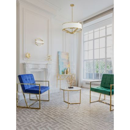 Open Design OR84825 - Lustre com haste GERDO 4xE27/12W/230V dourado/branco