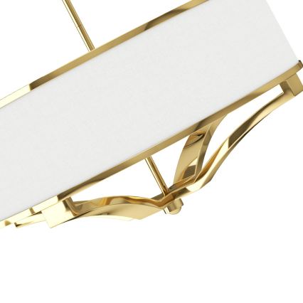 Open Design OR84825 - Lustre com haste GERDO 4xE27/12W/230V dourado/branco