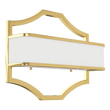 Open Design OR84832 - Aplique de parede GERDO 2xE14/12W/230V dourado/branco
