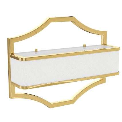 Open Design OR84832 - Aplique de parede GERDO 2xE14/12W/230V dourado/branco