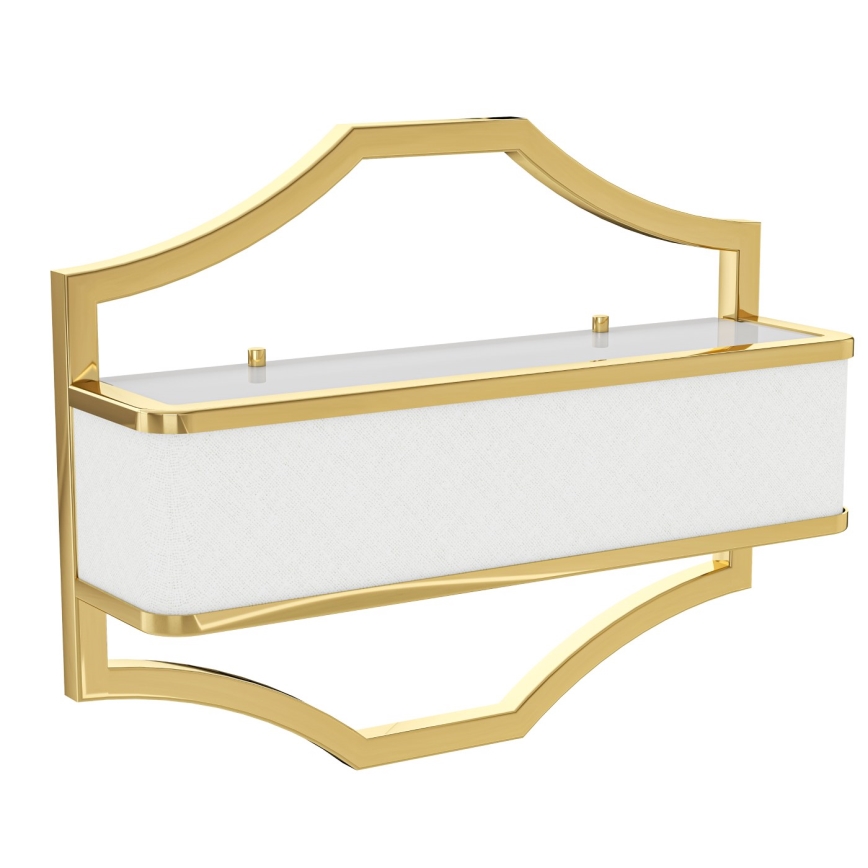 Open Design OR84832 - Aplique de parede GERDO 2xE14/12W/230V dourado/branco