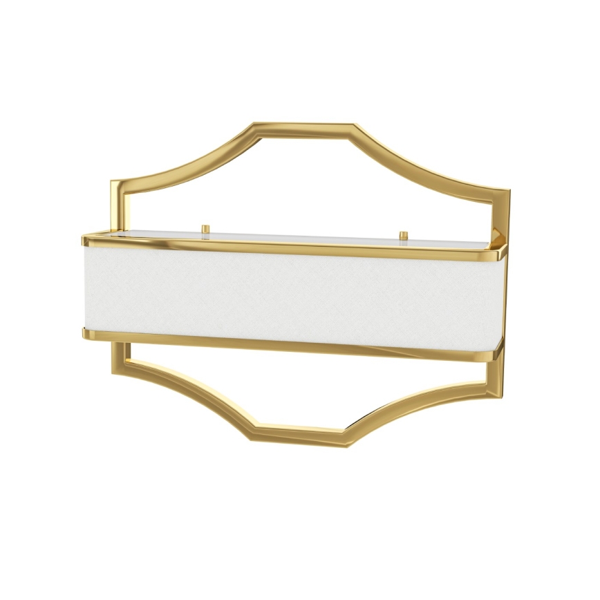 Open Design OR84832 - Aplique de parede GERDO 2xE14/12W/230V dourado/branco