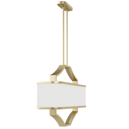Open Design OR84856 - Lustre com haste GERDO OVALE 6xE14/12W/230V latão/branco