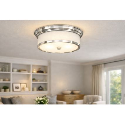 Open Design OR84863 - Candeeiro de tecto FAMBURO 3xE14/12W/230V Ø 31 cm cromado brilhante