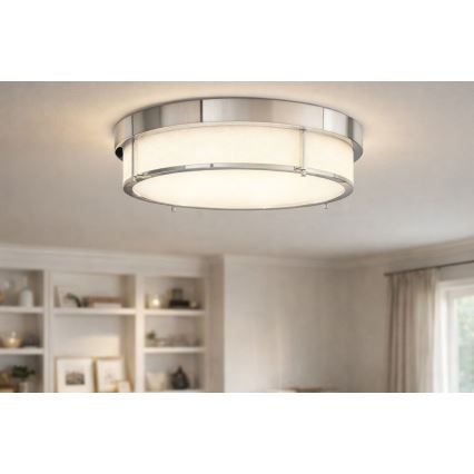 Open Design OR84948 - Candeeiro de tecto ROMI 3xE14/12W/230V Ø 40 cm cromado brilhante