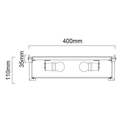 Open Design OR84948 - Candeeiro de tecto ROMI 3xE14/12W/230V Ø 40 cm cromado brilhante