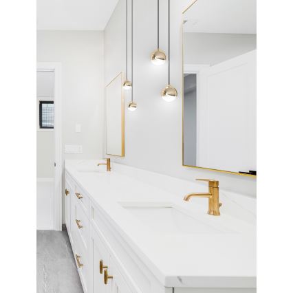 Open Design OR85099 - Lustre LED suspenso por cabo BOLICINA LED/5W/230V dourado