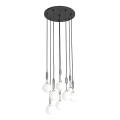 Open Design OR85327 - Pendente em cabo ERO 8xG9/8W/230V cromado brilhante