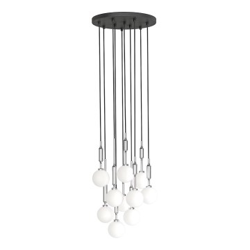 Open Design OR85358 - Lustre suspenso ERO 10xG9/8W/230V cromado brilhante