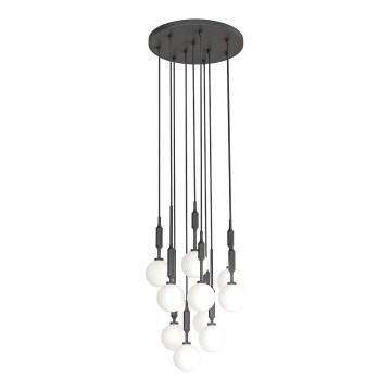 Open Design OR85372 - Lustre pendente em cabo ERO 10xG9/8W/230V preto