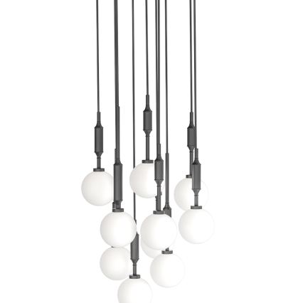 Open Design OR85372 - Lustre pendente em cabo ERO 10xG9/8W/230V preto