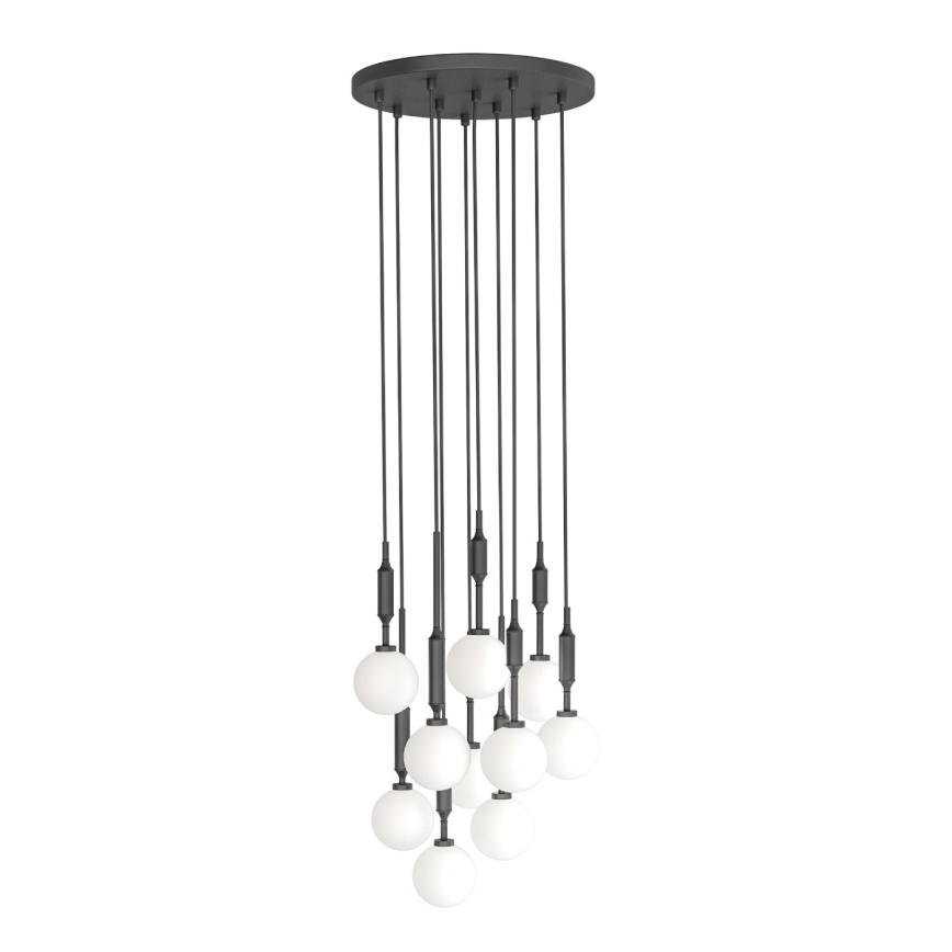 Open Design OR85372 - Lustre pendente em cabo ERO 10xG9/8W/230V preto