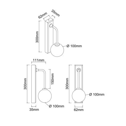Open Design OR85594 - Aplique de parede para casa de banho ERO 1xG9/9W/230V IP44 cromado brilhante