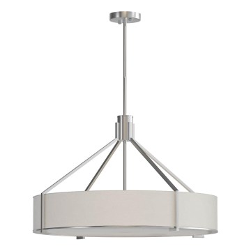 Open Design OR85655 - Lustre em haste DORETTO, 6xE27/15W/230V, Ø 70 cm, cromo mate/branco