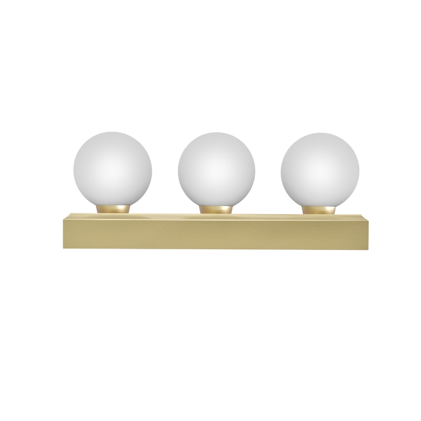Open Design OR85716 - Aplique de parede para casa de banho MERINO 3xG9/8W/230V 30 cm IP44 latão