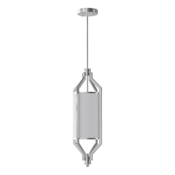 Open Design OR85853 - Lustre de haste ZUNDO 1xE27/15W/230V cromo mate/branco