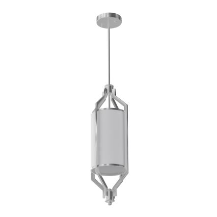 Open Design OR85853 - Lustre de haste ZUNDO 1xE27/15W/230V cromo mate/branco