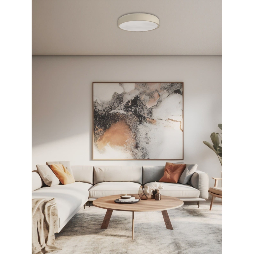 Open Design OR85938 - Candeeiro de teto LED CEDRONE LED/14W/230V 3000/4500/6500K Ø 22 cm bege