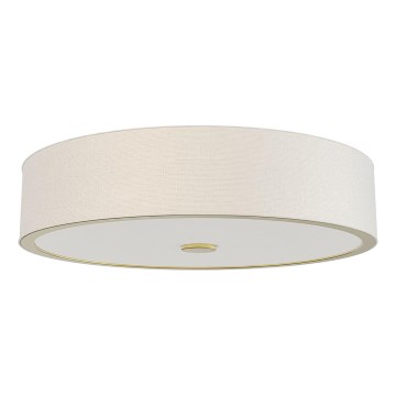 Open Design OR86034 - Candeeiro de tecto ZALINDRO 6xE27/15W/230V Ø 74,5 cm branco/latão