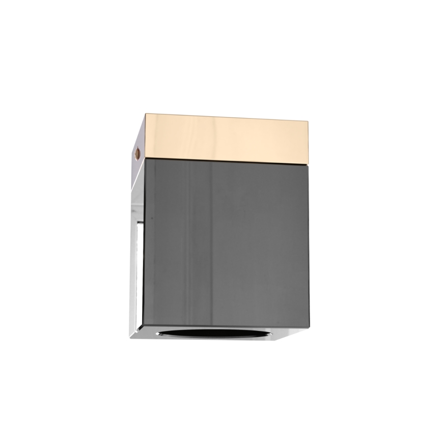 Open Design OR86300 - Spot CUBO 1xG9/8W/230V preto/ouro rosé