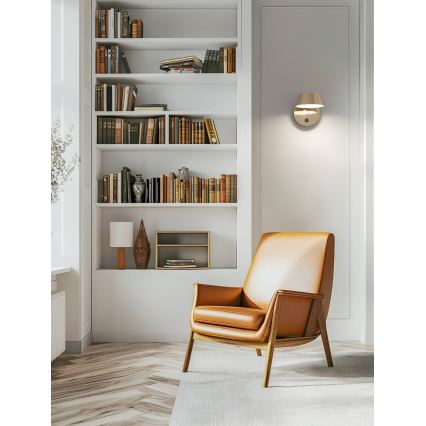 Open Design OR86539 - Aplique de parede LED TIMO LED/6W/230V 3000/4500/6500K latão