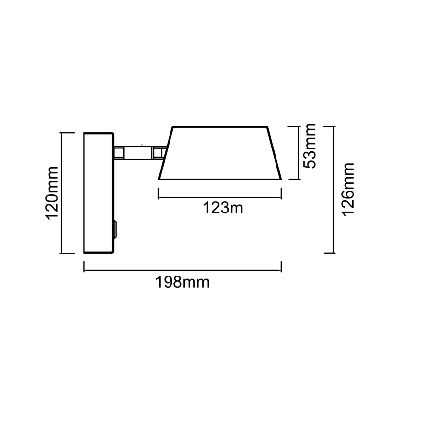Open Design OR86539 - Aplique de parede LED TIMO LED/6W/230V 3000/4500/6500K latão
