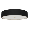 Open Design OR86553 - Candeeiro de tecto ZALINDRO 6xE27/15W/230V Ø 74,5 cm preto/dourado