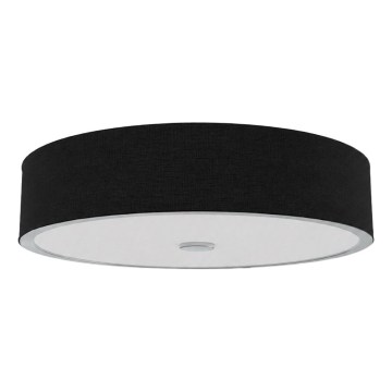Open Design OR86577 - Candeeiro de tecto ZALINDRO 6xE27/15W/230V Ø 74,5 cm preto/cromado brilhante