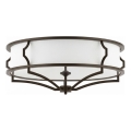 Open Design OR86607 - Candeeiro de tecto STESSO 4xE27/12W/230V Ø 65 cm castanho