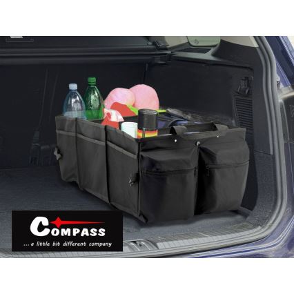 Organizador do porta-bagagens do carro 69x41 cm preto