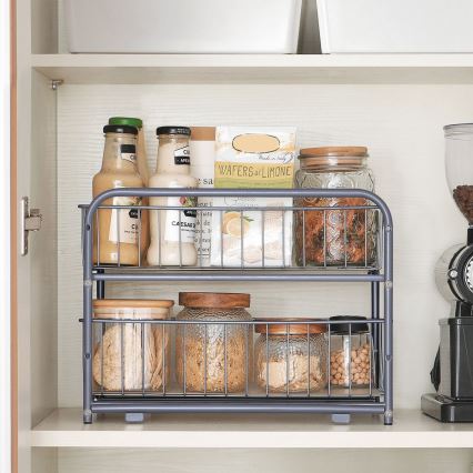 Organizador doméstico de arrumação MARGE, cinzento