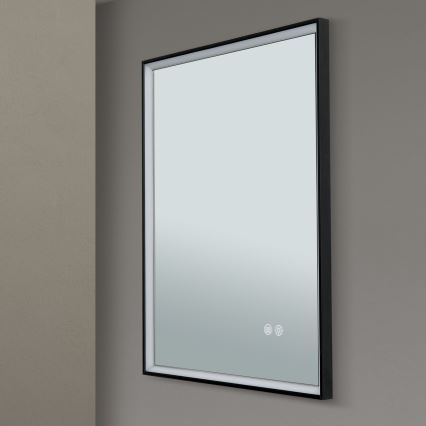 Espelho de parede aquecido para casa de banho com retroiluminação LED FRAME LED/48W/230V 3000/4000/6000K 60x45 cm IP44
