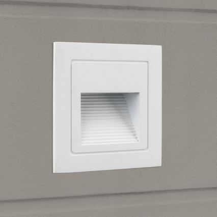 Luminária Embutida LED LORO LED/2W/230V IP65 branca