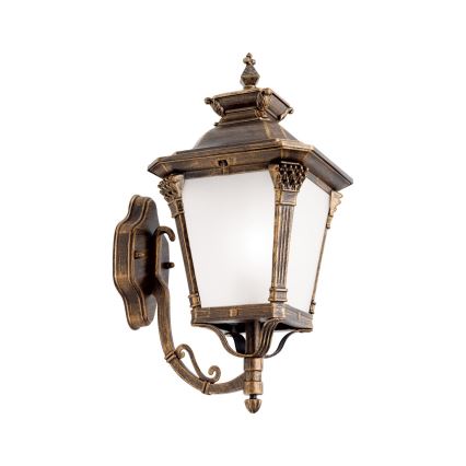 Aplique de parede exterior AIKO 1xE27/60W/230V IP23 bronze/pátina