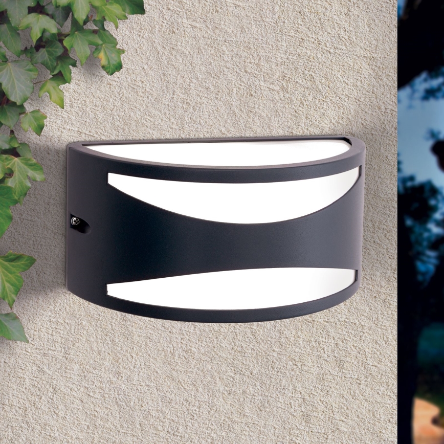Arandela exterior SHELL 1xE27/40W/230V IP54 antracite