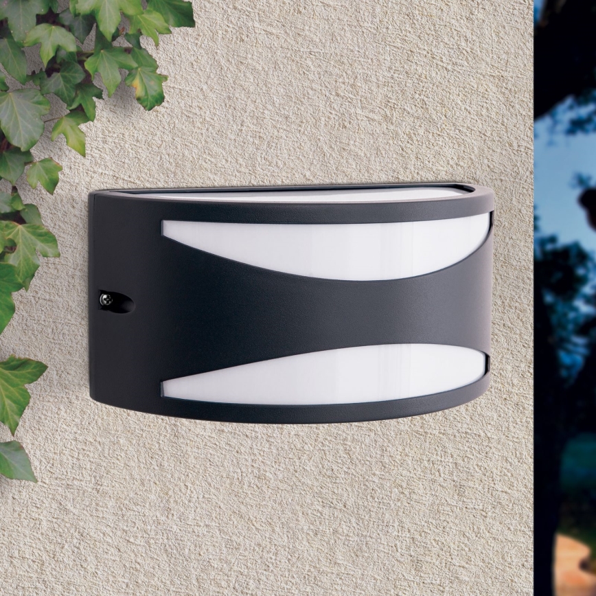 Arandela exterior SHELL 1xE27/40W/230V IP54 antracite