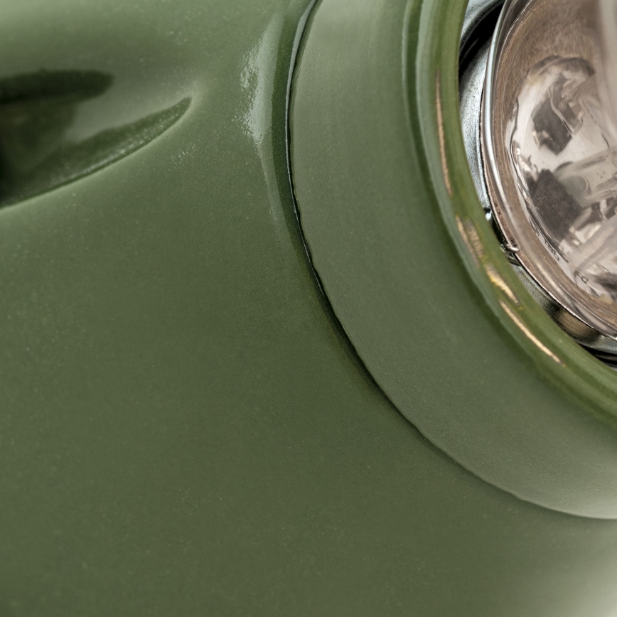 Aplique de parede FROST 1xE27/60W/230V verde