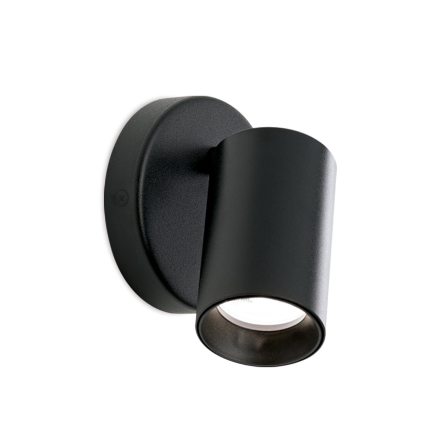 Aplique de parede SEAN 1xGU10/13W/230V preto