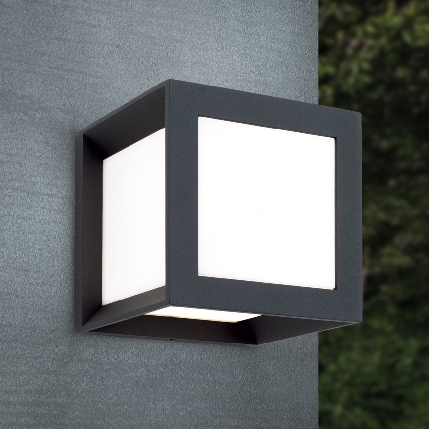 Candeeiro de exterior HENRY 1xE27/15W/230V 16x16 cm IP44 antracite