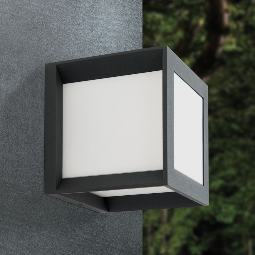 Candeeiro de exterior HENRY 1xE27/15W/230V 16x16 cm IP44 antracite