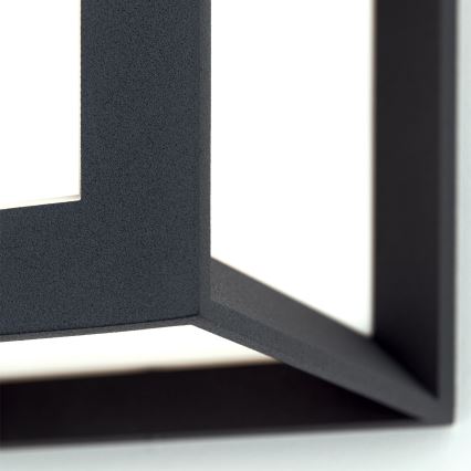 Candeeiro de exterior HENRY 1xE27/15W/230V 16x16 cm IP44 antracite
