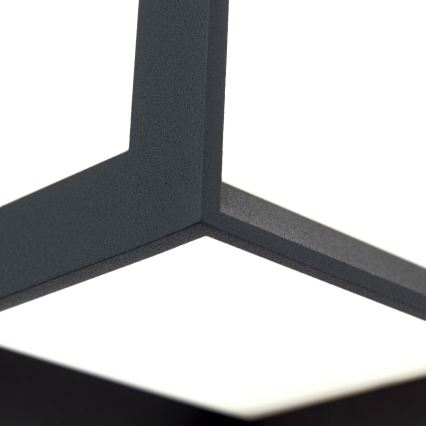 Candeeiro de exterior HENRY 1xE27/15W/230V 16x16 cm IP44 antracite