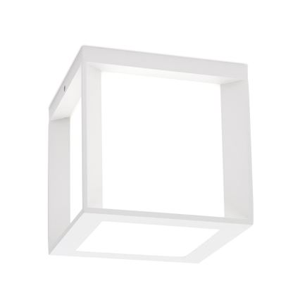 Candeeiro de exterior HENRY 1xE27/15W/230V 16x16 cm IP44 branco